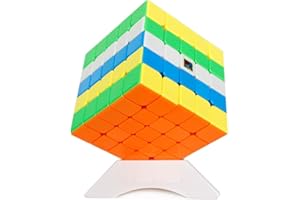 OOSTIFUN FunnyGoo MoYu Cubing Classroom Mofang jiaoshi Meilong 5 5x5 Five Layers puzzle magici cubi MFJS cubo 5x5x5 con supporto (Multicolore Stickerless)