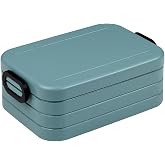 Mepal Take a Break Midi - Nordic Green - 900 ml kapasite - B&ouml;l&uuml;c&uuml;l&uuml; yemek kabı - yemek hazırlığı i&ccedil;in ideal - bulaşık makines