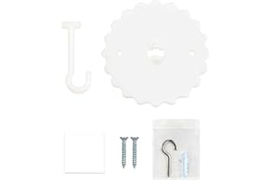 SESAMIS Deckenhaken Tapeten, Selbstklebend, Stark und zuverlässig, Geeignet für Küchen, Bäder, Büros und Betthimmel.