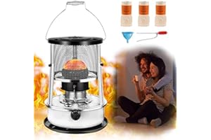 Gapbvys Four à pétrole, four à pétrole pour l'intérieur, chauffage à pétrole portable avec protection contre les chutes Radiateur, pour l'intérieur et l'extérieur