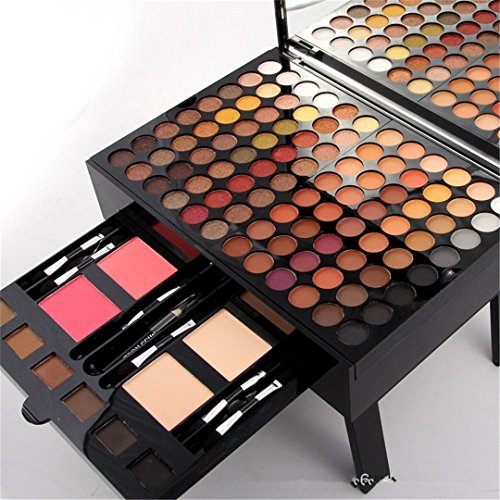 FantasyDay® Professionelle 180 Farben Lidschatten Palette Makeup Kit mit Lipgloss Concealer und Rouge – Ideal für Sowohl den Professionellen als auch Persönlichen Gebrauch - 6