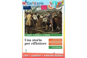 REBILLO STORIA PER RIFLETTERE 2 BIENNIO VOL 1 CON EDUCAZIONE CIVICA E AMBIENTALE E CLIL HISTORY (9788830203914) + copertine + Il tuo libro scolastico copertinato con articoli di cartoleria per la scuola
