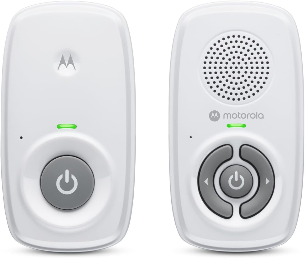 Motorola Nursery AM21/MBP21 Audio Baby Monitor - Digital Baby Monitor with DECT Technology for Audio Monitoring - 300 Meter Range - High Sensitivity Microphone - White