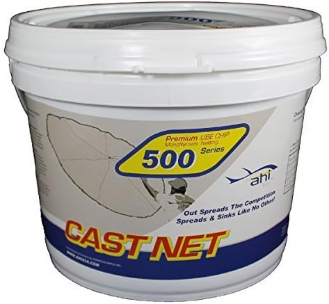 Ahi USA 500 Pro Series 6 Panel Cast Net, 9-Feet by American Maple Inc