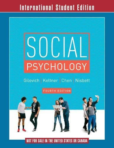 Social Psychology