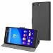 Produktbild Muvit Slim S Folio für Sony XPERIA M5 grau