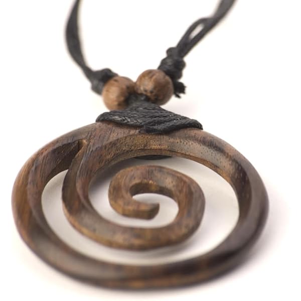 81stgeneration Ciondolo In Osso Intagliato A Forma Di Tartaruga Maori (Honu), Altezza 58mm, Con Collana 84cm, Fatto A Mano