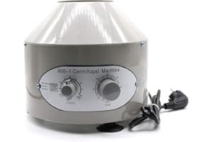 FUTCHOY Electric Table Centrifuge 25 W 4000 rpm Laboratory Centrifuge 6 x 20 ml Laboratory Centrifuge Medical Centrifuge with Adjustable and Timer (0 ~ 60 min)