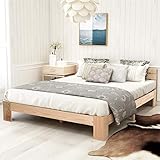 √ Das perfekt gearbeitete Kopf- und Fußteil mit Lattenrost bietet Ihnen ein perfektes Bett, um sich auszuruhen.