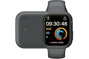 Bärbar Power Bank för Apple Watch, 1200 mAh trådlös laddare för Apple Watch 44/45 mm Series 9/8/7/6/5/4, magnetisk induktions