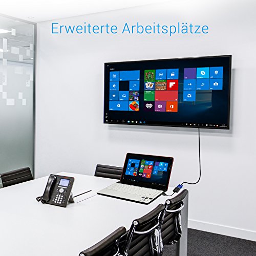 HDMI auf VGA Kabel Badalink Adapter HDMI to VGA Konverter 1080P HDTV, Kompatibel mit Macbook, Chromebook, DVD Player, Laptop, Ultrabook und andere HDMI Eingang Geräte, Schwarz - 2