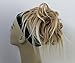 New Tousled Synthetic Hairpiece Scrunchies Straight Elastic updo Scrunchy BUN Brown Blonde Instant Ponytail wig Hairdo (Mix Dark Blonde 1 #27-613)