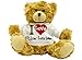 Produktbild I love chloe-louise – niedliche Plüsch Teddy Bär Name Geschenk (Höhe ca. 22 cm)