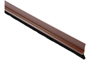 Brinox B80210M - Burlete bajo Puerta, 2,5 x 100 x 1 cm, Color marrón
