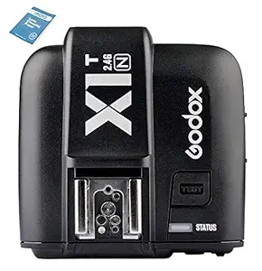 Godox X1-T-N TTL Wireless Flash Trigger Transmitter for Nikon Cameras (Black)