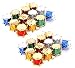 Produktbild Christbaumschmuck Trommeln Gliter Hängende Dekoration Weihnachtsbaum Bunte Mini Ornamente Urlaub Party Anhänger Hochzeit Dekor 24 Pack (Mehrfarbige Trommel)