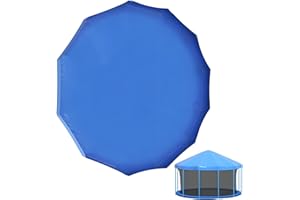 FNAEKIER Trampoline Cover, 6ft/8ft/10ft/12ft Trampoline Tent Cover, Waterproof Wind-Resistant Trampoline Shade Cover, Foldable Canopy Enclosure For Backyard Garden Outdoor Kids Rain Winter