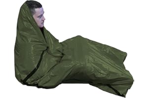 BCB ADVENTURE BCB Bad Weather Bag (Olive Green) All-weather Lightweight Emergency Survival Bivy Bag Shelter