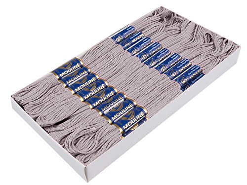 1 Docke Stickgarn / Sticktwist 100 % Baumwolle #8832 Dove/Taube