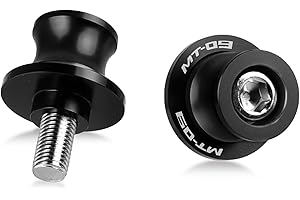 YIEBA Soporte de brazo basculante de 2 piezas, soportes de trinquetes de brazo basculante de motocicleta M6 para MT09 MT 09 MT-09 MT09 SP MT 09 SP MT-09 SP FZ09 FZ 09 FZ-09 2013-2022 (negro)