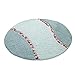 Produktbild BESTHOO Teppich Runder Bereich Teppich Computer Stuhl Matte Drehstuhl Korb Kissen Wohnzimmer Schlafzimmer Rutschfeste Teppiche (Farbe : Green, größe : 90cm in Diameter) (Color : -, Size : -)