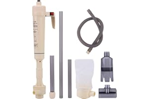 YOUTHINK Cambiador De Agua Eléctrico Para Acuarios, Limpiador De Grava Para Acuarios Con Batería Herramienta De Limpieza De Cambio De Agua Con Sifón Para Tanque De Peces