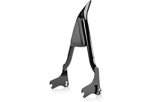 kekykm 25" Tall Sissy Bar compatible with Harley Davidson Touring CVO/Road King,Street Road Electra Glide, One piece Motorcycle Quick Release Detachable Pointed Sissy Bar 1997-2008