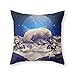 Produktbild Kaixin J Under The Stars II (Ursa Major) Throw Pillow Indoor Cover 18" x 18" with Pillow Insert