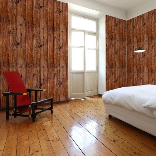 Vlies Tapete Deko Panel Fototapete TOP Wand Bilder XXL Wandbild Bild Fototapeten Tapeten Wandtapete Wand 10 m Mustertapete Holz 160213 - 2