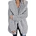 Produktbild Berimaterry Damen Wintermantel Jacken Plüsch Overcoat Warme künstliche Damen Wollmantel Jacke Revers Winter Oberbekleidung Pullover MIT Kapuze