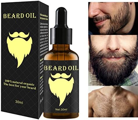 Weicici Beard Growth Essential Oil Men's Hair Growth Oil Thicker and Stronger Hair Booster 30ML