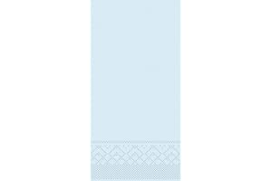Mank Servietten aus Tissue 33 x 33 cm | 1/8 Falz Serviette | Premium Einweg-Serviette | saugstark | Uni | Basic | 100 Stück| (Hellblau, 33 x 33 cm)