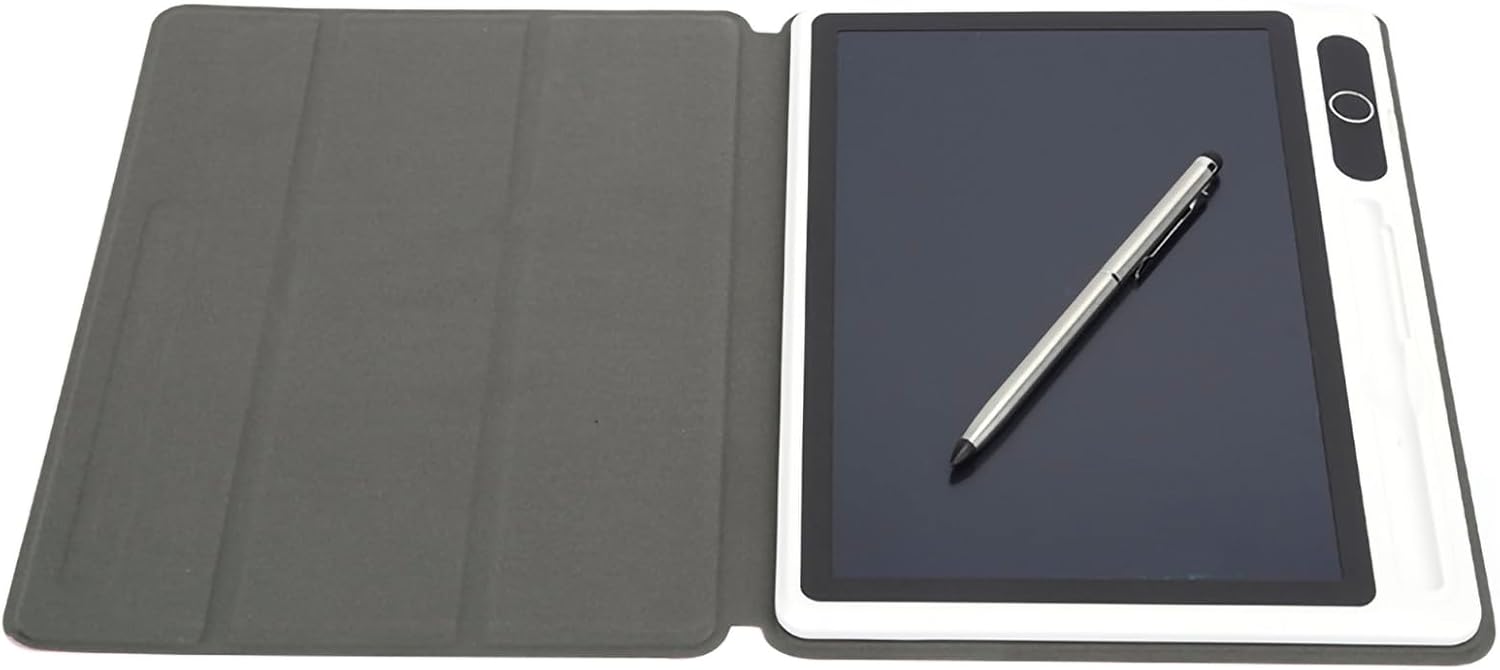 Dioche Electric Notepad 10Inch LCD Writing tablet Electronic Notepad Lcd Tablet Drawing Pad Business Supplies Hand Painting Tool 9 Inch (Red (with leather case)