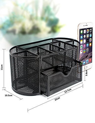 MinYuocom Mesa Escritorio Organizador Caddy Clasificador Colecci n Malla Portal pices con Caj n MZO9783B reviews MinYuocom Mesa Escritorio Organizador Caddy Clasificador Colecci n Malla Portal pices con Caj n MZO9783B