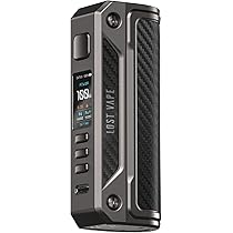 Lost Vape Thelema Solo Box Mod E-Cigarette Battery Carrier with Maximum 100  Watt Power, Colour Gunmetal/Carbon Fibre, No Nicotine: Amazon.de:  Electronics & Photo