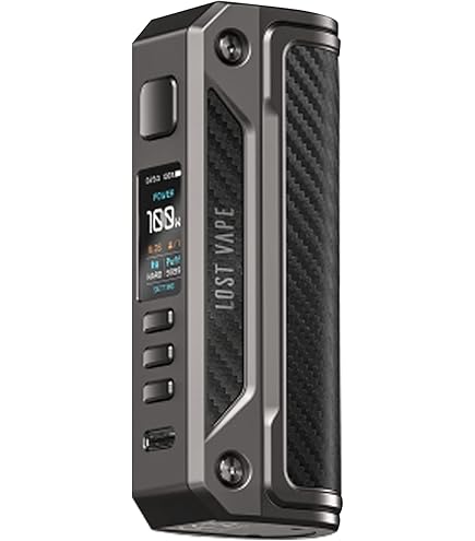Lost Vape Thelema Solo Box Mod, Battery Holder, 100 Watt, Electronic  Cigarette, Silver/Carbon Fiber Color, Nicotine Free : Amazon.fr: Electronics