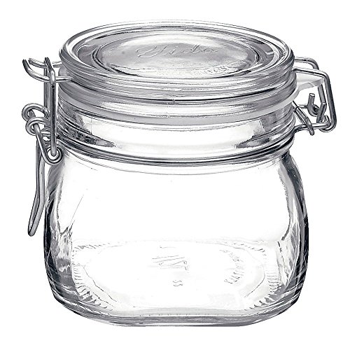 Rocco Bormioli jarrón Weck - Tarro de cristal tarro con tapa (500 ml hermético modelo Pack de 6