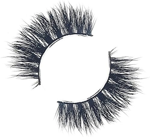 Atchara Washable Luxury High End 100% Handmade Real 3D Mink Hair False Eyelashes (3 Pairs)
