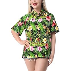 blusa hawaiana para mujer