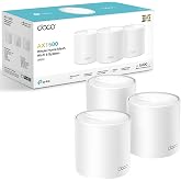 TP-Link Deco X10 3-pack , AX1500 Mbps, 520 m&sup2;'ye kadar Kapsama Alanı, 120 Cihaza Kadar Bağlantı, Gigabit Portlu, Mobil Uygula
