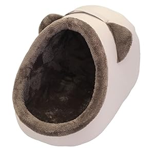 Heritage – Cama con forma de iglú para mascotas, cueva cálida para gatos o perros