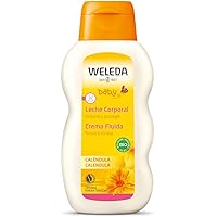 Weleda Baby Crema Fluida Calendula, nutre e idrata, di facile assorbimento e delicatamente profumata per la pelle dei più pic