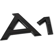 Audi 82A071801 Grille de signe, Ringe Black Edition Emblem Blackline Logo Noir Audi 82A071801 Grille de signe, Ringe Black Edition Emblem Blackline Logo Noir