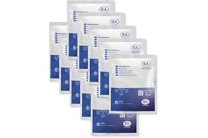 ‎IEA MEDICAL IEA Medical Sofort-Kälte-Kompresse (15,3 x 12,7 cm) 10 Stück | Einmal-Kühlpacks für Prellungen, Insektenstiche und andere Verletzungen | Einfach verwendbare Kühlpads | Vielseitig Einsetzbar Weiß