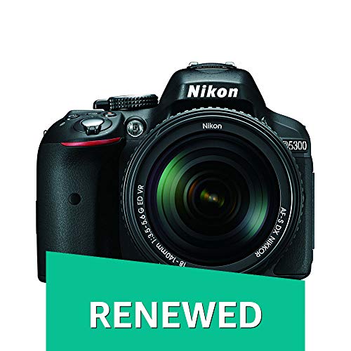 (CERTIFIED REFURBISHED) Nikon D5300 24.2 MP CMOS Digital SLR Camera with 18-140mm f/3.5-5.6G ED VR AF-S DX NIKKOR Zoom Lens (Black) RS.38449 (15.00% Off) - Amazon (CERTIFIED REFURBISHED) Nikon D5300 24.2 MP CMOS Digital SLR Camera with 18-140mm f/3.5-5.6G ED VR AF-S DX NIKKOR Zoom Lens (Black) RS.38449 (15.00% Off) - Amazon