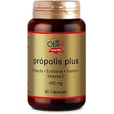 Obire | Propolis Plus 400 mg | 90 Capsules | With Echinacea, Thyme and Vitamin C | Source of Amino Acids and Trace Elements |