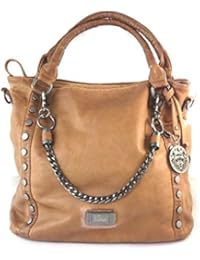 Bolsa de diseñador 'Lois Jean'marrón de la vendimia - 41x30x15 cm.