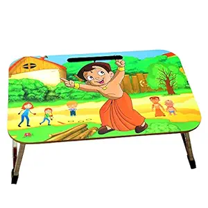 Bheem Table, Multifunctional Study Table, Foldable and Portable Study Desk, Laptop Table, Table for Children, Bed Table, Wooden Table,Lap Desk for Kids, Kids Activity Table, Breakfast Table for Kids