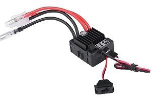 RC Car ESC, Vattentät Dammtät 60A Elektrisk Hastighetskontroller för RC Bilar, Truggy och 1/10 Skalor
