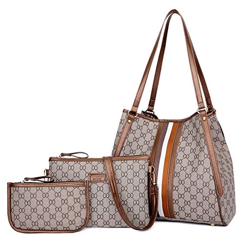 Preisvergleich Produktbild 2018 Europäische und amerikanische Mode große Kapazität Handtaschen atmosphärische Handtasche Mode Retro Damen Tasche Schultertasche (Braun)